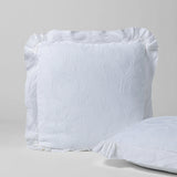 Bella Notte Linens MARISETTE SHAM White