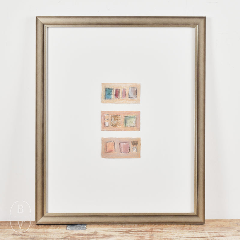 By Lacey MAT FRAMED SQUARE ABSTRACT 5