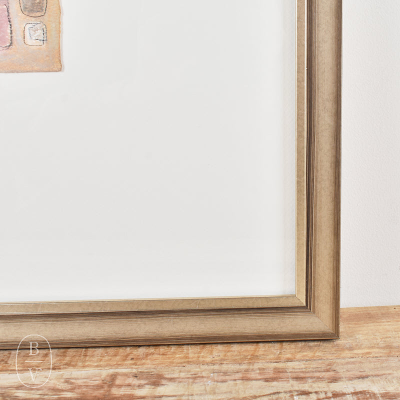 By Lacey MAT FRAMED SQUARE ABSTRACT 5