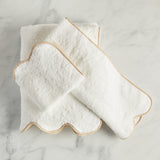 Matouk CAIRO SCALLOP PIPING WASH CLOTH