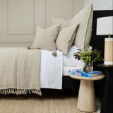 Pom Pom At Home MONTAUK FILLED BIG PILLOW Natural 28x36