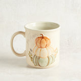 Mudpie GATHER PUMPKIN MUG Stacked Pumpkin