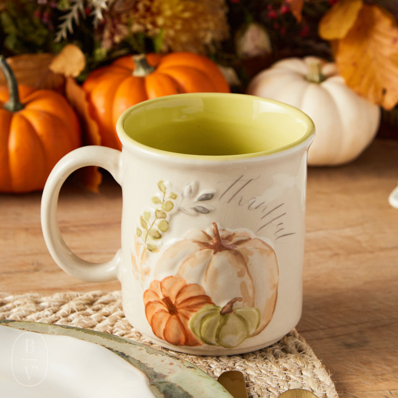 Mudpie GATHER PUMPKIN MUG