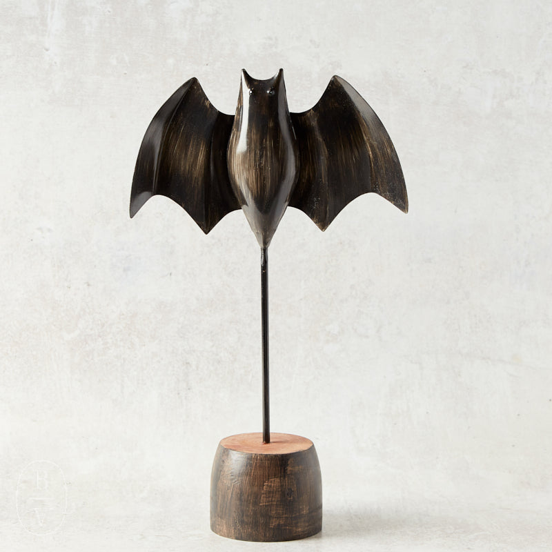 Mudpie HALLOWEEN TIN SITTER Bat