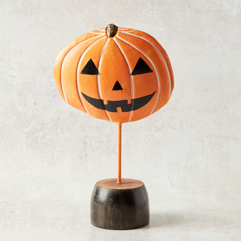 Mudpie HALLOWEEN TIN SITTER Pumpkin