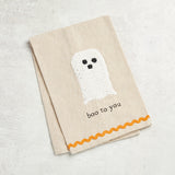 Mudpie HALLOWEEN CROCHET TOWEL Boo To You