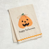 Mudpie HALLOWEEN CROCHET TOWEL Happy Halloween