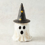 Mudpie HALLOWEEN LANTERN Ghost Black Hat