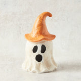 Mudpie HALLOWEEN LANTERN Ghost Orange Hat