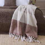 Pom Pom At Home WHISTLER THROW Natural 70 x 90