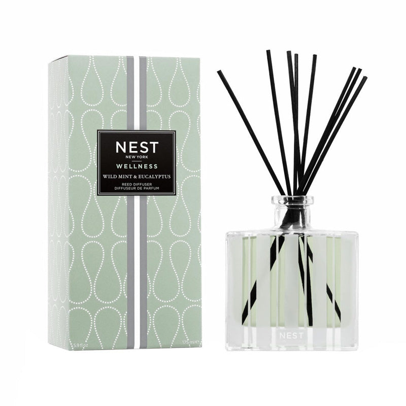 Nest Fragrances SEASONAL REED DIFFUSER Wild Mint and Eucalyptus