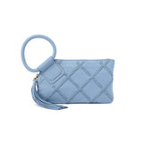 Hobo SABLE WRISTLET SS26 Cloud Leather Bluebell