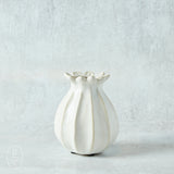 Napa Home and Garden LAVINIA BUD VASE White Small