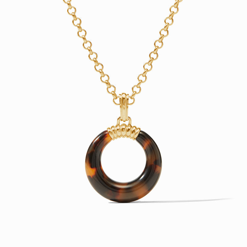 Julie Vos MADISON STATEMENT PENDANT Tortoiseshell