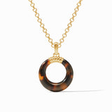 Julie Vos MADISON STATEMENT PENDANT Tortoiseshell