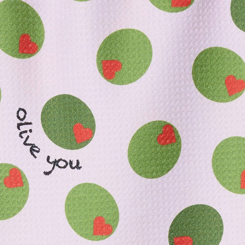 Geometry OLIVE YOU BAR TOWEL