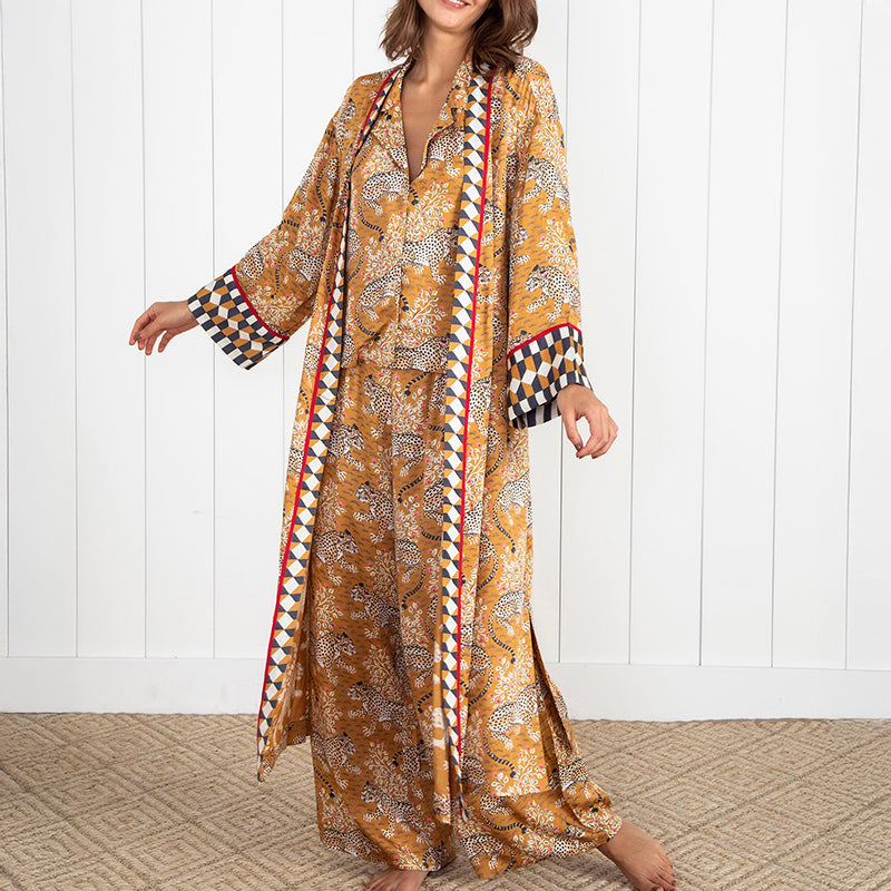 Printfresh BAGHEERA ECO SATIN ROBE