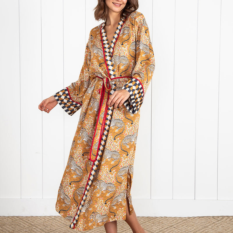 Printfresh BAGHEERA ECO SATIN ROBE