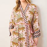 Printfresh BAGHEERA ECO SATIN ROBE Blush