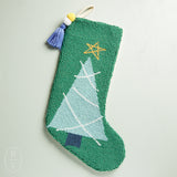 Peking Handicraft TUFTED POM POM TASSEL STOCKING Christmas Tree