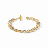 Julie Vos RAINBOW TENNIS BRACELET Champagne Radiance OS