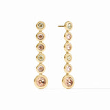 Julie Vos RAINBOW TIER EARRINGS Champagne Radiance