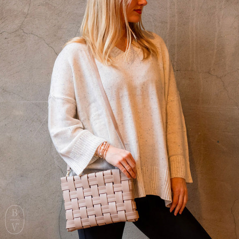 Mersea MONTAUK V NECK SWEATER Cream One Size