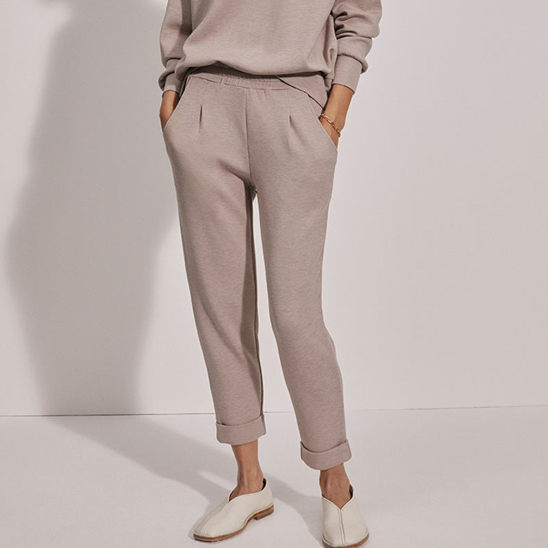 Varley THE ROLLED CUFF PANT 25 Classic Taupe Marl