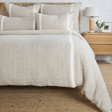 Pom Pom At Home RORY BIG PILLOW Flax White 28 x 36