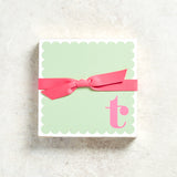 Rosanne Beck LUXE SCALLOPED MONOGRAM NOTEPAD T