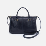 Hobo EXPEDITION SATCHEL SS26 Patina Leather Navy Horizon