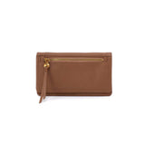 Hobo LUMEN CONTINENTAL WALLET SS26 Pebbled Leather Timber Brown