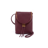 Hobo FERN CROSSBODY BAG Pebbled Leather Mulberry Glaze