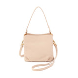Hobo STARR CONVERTIBLE SHOULDER BAG SS26 Pebbled Leather Stonewash