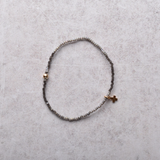 eNewton Design HOPE CLASSIC SIGNATURE CROSS SMALL GOLD CHARM BRACELET FW26 Moonlight