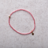 eNewton Design HOPE CLASSIC SIGNATURE CROSS SMALL GOLD CHARM BRACELET FW26 Pink Champagne