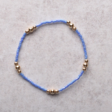 eNewton Design HOPE PURPOSE GOLD BRACELET FW26 Bright Blue