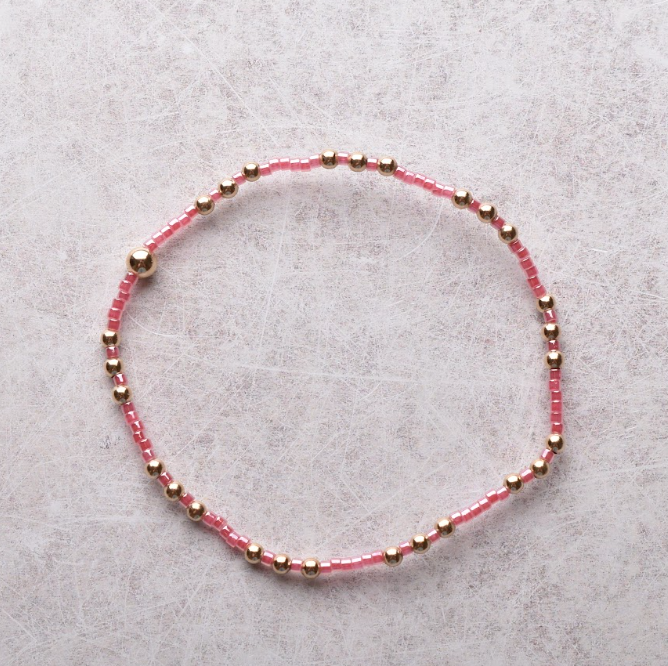 eNewton Design HOPE JOY BRACELET FW26 Pink Champagne
