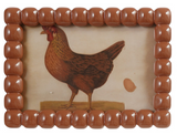 Creative Co-op RESIN BALL PHOTO FRAME Clay 4x6