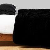 Bella Notte Linens SILK VELVET QUILTED COVERLET Corvino