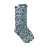 Barefoot Dreams COZYCHIC WOMENS HEATHERED SOCKS Midnight Teal S M
