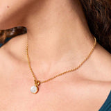 Julie Vos SOLARA SOLITAIRE NECKLACE