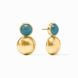 Julie Vos SOLARA MIDI EARRINGS Montana Blue OS