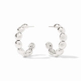 Julie Vos SILVER SOLARA NOVA HOOP EARRINGS Silver Medium