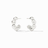 Julie Vos SILVER SOLARA NOVA HOOP EARRINGS Silver Small