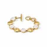 Julie Vos SOLARA STONE BRACELET Gold OS Iridescent Clear Crystal