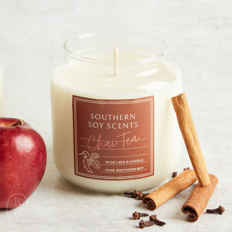 Southern Soy Scents LLC SOUTHERN SOY JAR CANDLE Chai Tea (Popular!)