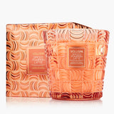 Voluspa SEASONAL THREE WICK HEARTH CANDLE Spiced Pumpkin Latte