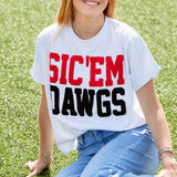 Stewart Simmons THE SIC EM DAWGS CHENILLE TEAM TOP XL