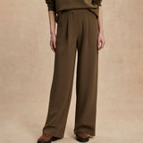 Varley THE EXTRA WIDE LEG PANT 29.5 Military Olive